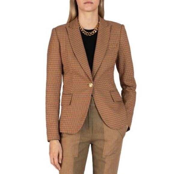 Derek Lam 10 Crosby Allie Houndstooth Blazer Size 2 - Picture 1 of 6